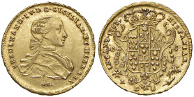 NAPOLI. Ferdinando IV di Borbone (1759-1816). 6 Ducati 1767. AU (g 8,82). Magliocca 195; Gig. 10.
SPL+/qFDC