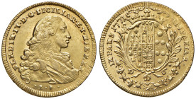 NAPOLI. Ferdinando IV di Borbone (1759-1816). 6 Ducati 1771. AU (g 8,83). Magliocca 205; Gig. 19b. Conservazione eccezionale. Magnifico esemplare dai ...