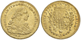 NAPOLI. Ferdinando IV di Borbone (1759-1816). 6 Ducati 1778. AU (g 8,81). Magliocca 214; Gig. 26. R Consueti graffi di conio.
BB/SPL