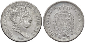 NAPOLI. Ferdinando I di Borbone (1816-1825). 120 Grana 1818. AG (g 27,47). Magliocca 443; Gig. 7. 
BB