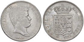 NAPOLI. Ferdinando II di Borbone (1830-1859). 120 Grana 1839. AG (g 27,50). Magliocca 545; Gig.64. R
BB+