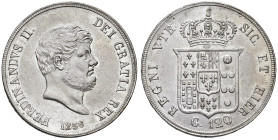 NAPOLI. Ferdinando II di Borbone (1830-1859). 120 Grana 1856. AG (g 27,57). Magliocca 566; Gig.87.
qSPL/SPL
