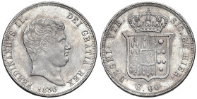 NAPOLI. Ferdinando II di Borbone (1830-1859). 60 Grana 1836. AG (g 13,83). Magliocca 575; Gig.96.
BB+/qSPL