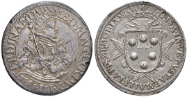 PISA. Ferdinando I De' Medici (1595-1608). Tallero 1595. AG (g 28,25). MIR 443. NC Segni al bordo del D/.
SPL