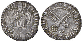 ROMA. Innocenzo VII (1404-1406). Grosso. AG (g 2,49). Munt. 3/4; MIR 261/3. RRRRR Tipo senza stella sopra le chiavi al R/. Della più grande rarità. No...