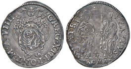 ROMA. Gregorio XIII (1572-1585). Giulio. AG (g 3,14). Munt. 121b.
BB+