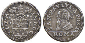 ROMA. Innocenzo XI (1676-1689). Mezzo Grosso. AG (g 0,66). Munt. 198, MIR 2034/2.
qBB