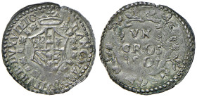 URBINO. Francesco II Maria della Rovere (1574-1624). Grosso. AG (g 2,34). Cavicchi 220 
SPL