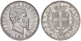 REGNO D'ITALIA. Vittorio Emanuele II (1861-1878). 5 Lire 1870 Roma. AG. Gig.41. R
qBB