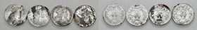 NAPOLI. Lotto di 4 monete. 20 Grana 1691, 1692, 1693, 1694. AG. Magliocca 22; 23; 24; 25.