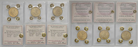 REPUBBLICA. Lotto 3 monete: 20 lire 1957, 1958, 1959 (NC). BA. Gig. 192,193,194. Tutte periziate Marco Esposito FDC.
FDC