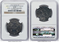 Charles & Johanna (1504-1555) "Early Series" 4 Reales ND (1541-1542) M-P XF40 NGC, Mexico City mint, Cal-123. Variety with plain circles above and bel...