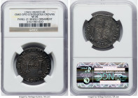 Charles & Johanna (1504-1555) "Early Series" 4 Reales ND (1541-1542) M-P VF35 NGC, Mexico City mint, Cal-123. Variety with plain circles above and bel...