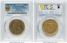 Charles IV gold 4 Escudos 1804 Mo-TH AU Details (Ex-Jewelry) PCGS, Mexico City mint, KM144, Cal-1502. A highly desirable example at this state of pres...