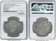 Augustin I Iturbide "Cross on Crown" 8 Reales 1822 Mo-JM AU Details (Cleaned) NGC, Mexico City mint, KM306.2. Divided legend, 8RJM above eagle with cr...