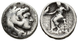 Kings of Macedon, Alexander III "the Great" (336-323 BC). AR Tetradrachm (24mm, 16.69g). Babylon, c. 324-3 BC. Head of Herakles r., wearing lion skin....