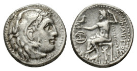 Kings of Macedon, Philip III Arrhidaios (323-317 BC). AR Drachm (16mm, 4.27g). Uncertain mint in Asia Minor, c. 323-319. Uncertain mint in Western Asi...