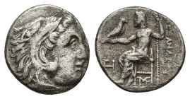 Kings of Macedon, Antigonos I Monophthalmos (Strategos of Asia, 320-306/5 BC, or king, 306/5-301 BC). AR Drachm (17mm, 3.98g). In the name and types o...