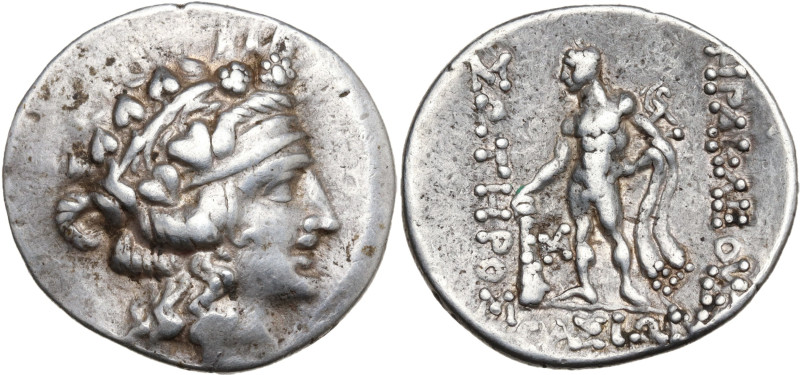 Islands of Trace, Thasos, c. 150-50 BC. AR Tetradrachm (31mm, 16.72g). Wreathed ...