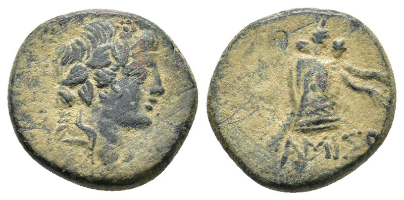 Pontos, Amisos, c. 125-100 BC. Æ (21mm, 7.85g). Under Mithradates VI, c. 85-65 B...