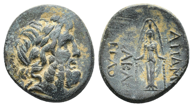 Phrygia, Apameia, c. 100-50 BC. Æ (21mm, 6.63g). Herakle-, and Eglo-, magistrate...