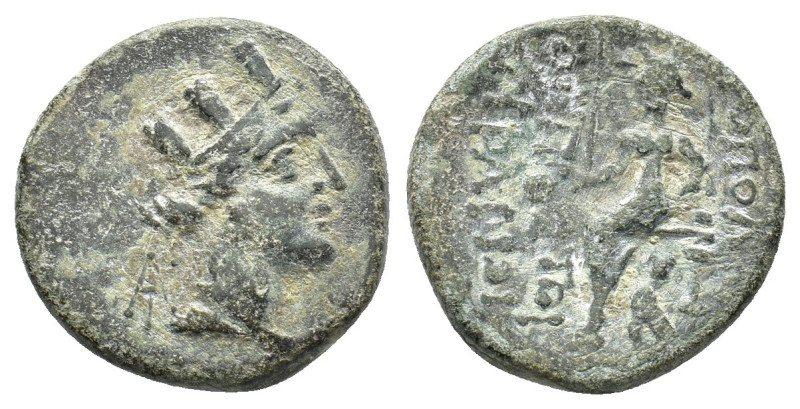 Cilicia, Hieropolis-Kastabala, c. 2nd-1st century BC. Æ (21mm, 7.04g). Turreted ...