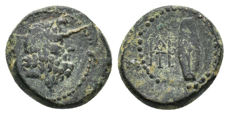 Kings of Galatia, Deiotaros (62-40 BC). Æ (16mm, 4.75g). Laureate head of Zeus r...