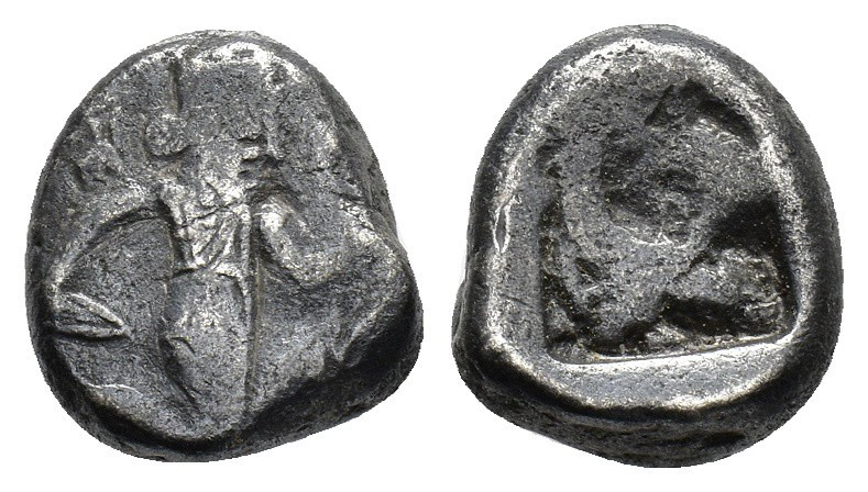 Achaemenid Kings of Persia, c. 450-375 BC. AR Siglos (13mm, 5.45g). Persian king...