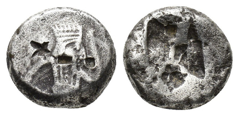 Achaemenid Kings of Persia, c. 450-375 BC. AR Siglos (14mm, 4.97g). Persian king...