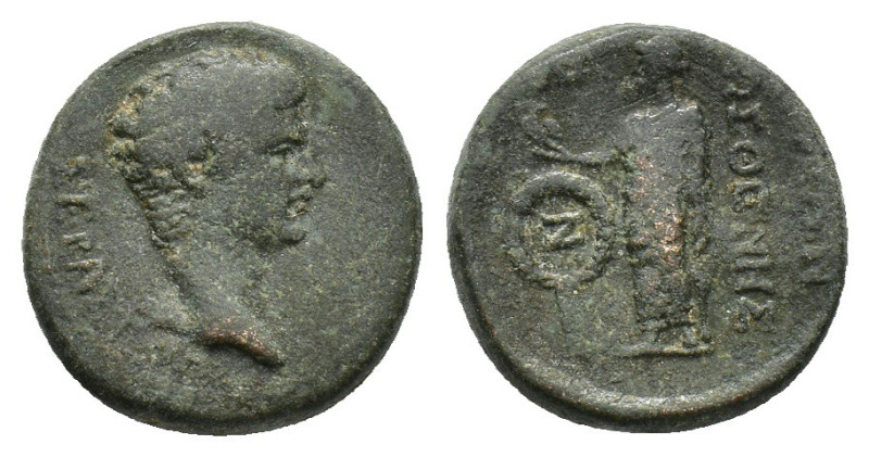 Augustus (27 BC-AD 14). Phrygia, Laodicea ad Lycum. Æ (15mm, 3.84g). Sosthenes, ...