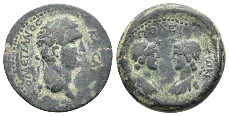 Domitian (81-96). Cilicia, Flaviopolis-Flavias. Æ (28mm, 12.88g). Dated CY 17 (8...