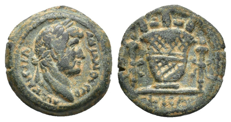 Hadrian (117-138). Egypt, Alexandria. Æ Obol (18mm, 4.70g), year 21 (AD 136/7). ...