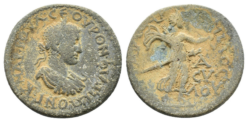 Philip II (Caesar, 244-247). Pamphylia, Perge. Æ (26mm, 11.27g). Κ Μ ΙΟΥ CЄΟΥPON...