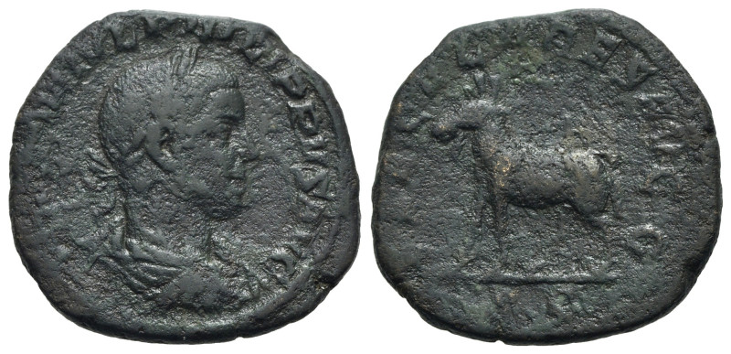 Philip II (247-249). Æ Sestertius (30mm, 13.63g, 12h). Secular Games issue. Rome...