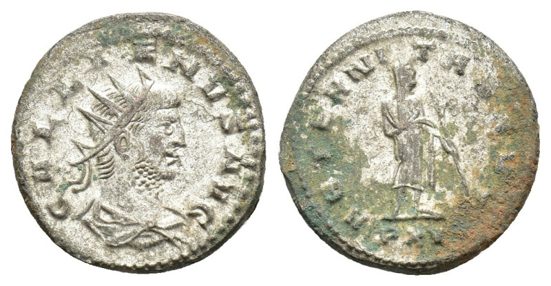 Gallienus (253-268). Antoninianus (20mm, 3.82g). Antioch, c. 266-8. Radiate, dra...