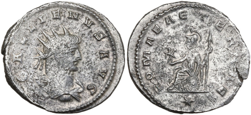 Gallienus (253-268). AR Antoninianus (22mm, 3.82g). Antioch, AD 263. Radiate, dr...