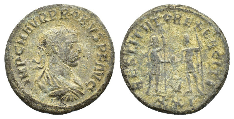 Probus (276-282). Radiate (21mm, 4.03g). Cyzicus. Radiate, draped and cuirassed ...