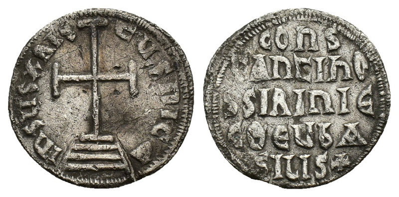 Constantine VI and Irene (780-797). AR Miliaresion (18.5mm, 2.01g). Constantinop...