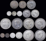 GREECE: Lot of 17 coins composed of 10 Lepta (1837) (type I), 5 Lepta (1869 BB) (type I), 10 Lepta (1870 BB) (type I), 2x 20 Lepta (1874 A) (type I), ...
