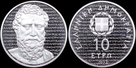 GREECE: 10 Euro (2012) in silver (0,925) commemorating the Greek Culture / Tragedian Aeschylus. Inside its official case of issue with CoA with no "26...