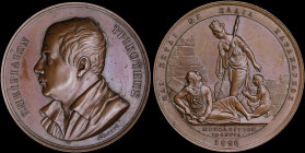 GREECE: Bronze medal [1826 (1836)] from the collection of medals that were engraved by Konrad Lange with Spyridon Trikoupis. Personalization of Greece...