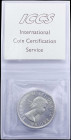 CANADA: 1 Dollar (1957) in silver (0,800). Laureate bust of Queen Elizabeth II facing right on obverse. Voyageur, date and denomination below on rever...