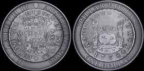 AUSTRALIA: 1 Dollar (2006) in silver (0,999). Replica of 1758 Mexico City Mint 8 Reales on obverse. Replica of 1758 Mexico City Mint 8 Reales on rever...