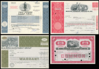 GREECE: USA: Lot of 13 bonds from various States, issued from 1941 to 1991. Very Fine to Extra Fine.