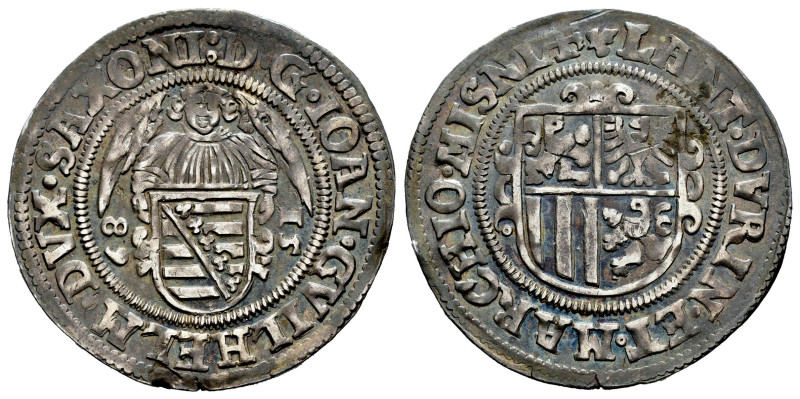 Germany. Sachsen-Weimar. Johann Wilhelm (1567-1573). Engelgroschen. 1568. (Koppe...