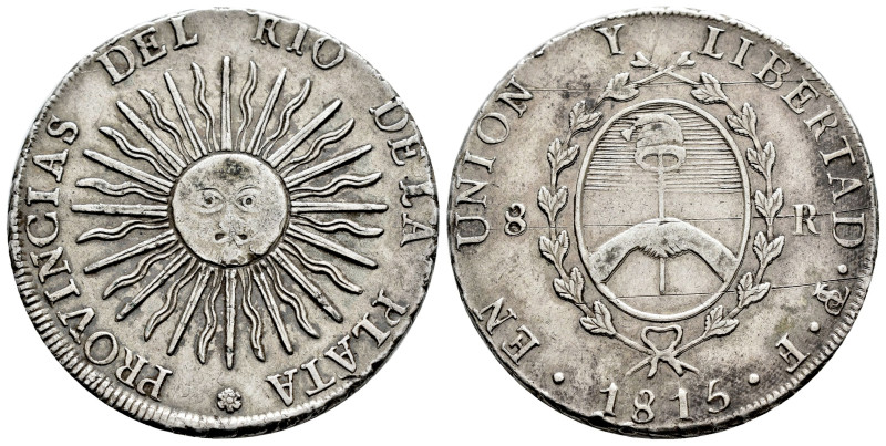 Argentina. River Plate Provinces. 8 reales. 1815. Potosí. F. (Km-14). Ag. 26,79 ...