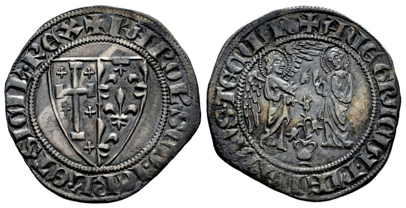 Italy. Sicily. Charles II of Anjou (1285-1309). Carlino. Naples. (Biaggi-1629). ...