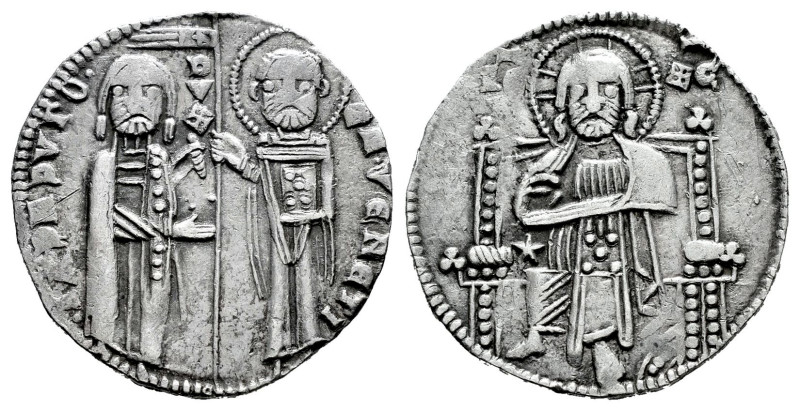 Italy. Venice. Giovanni Dandolo (1280-1289). Grosso. (Paolucci-2). Ag. 2,03 g. C...