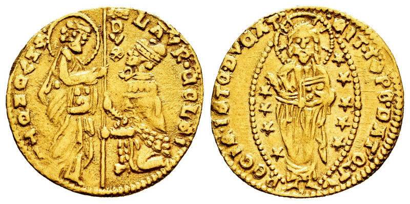 Italy. Venice. Lorenzo Celsi (1361-1365). 1 Ducato. (Paolucci-1). (Fried-1225). ...