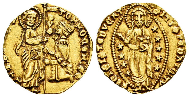 Italy. Venice. Tommaso Monecigo (1413-1423). 1 Ducato. (Paolucci-1). (Fried-1231...